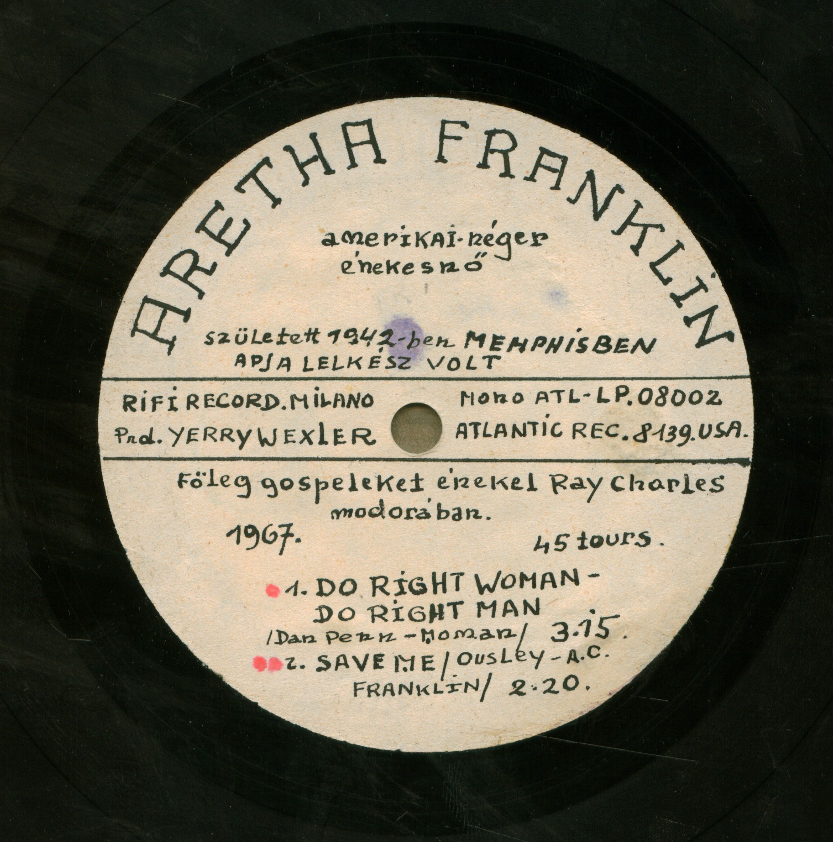 Aretha Franklin sings Gospels